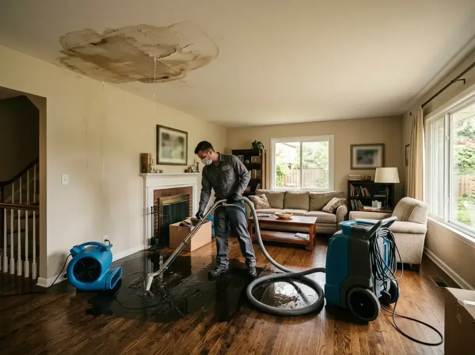 attic-pipe-burst-ceiling-drip-008 — frequently asked questions, Water Damage Restoration & Carpet Care in Westmont, PA